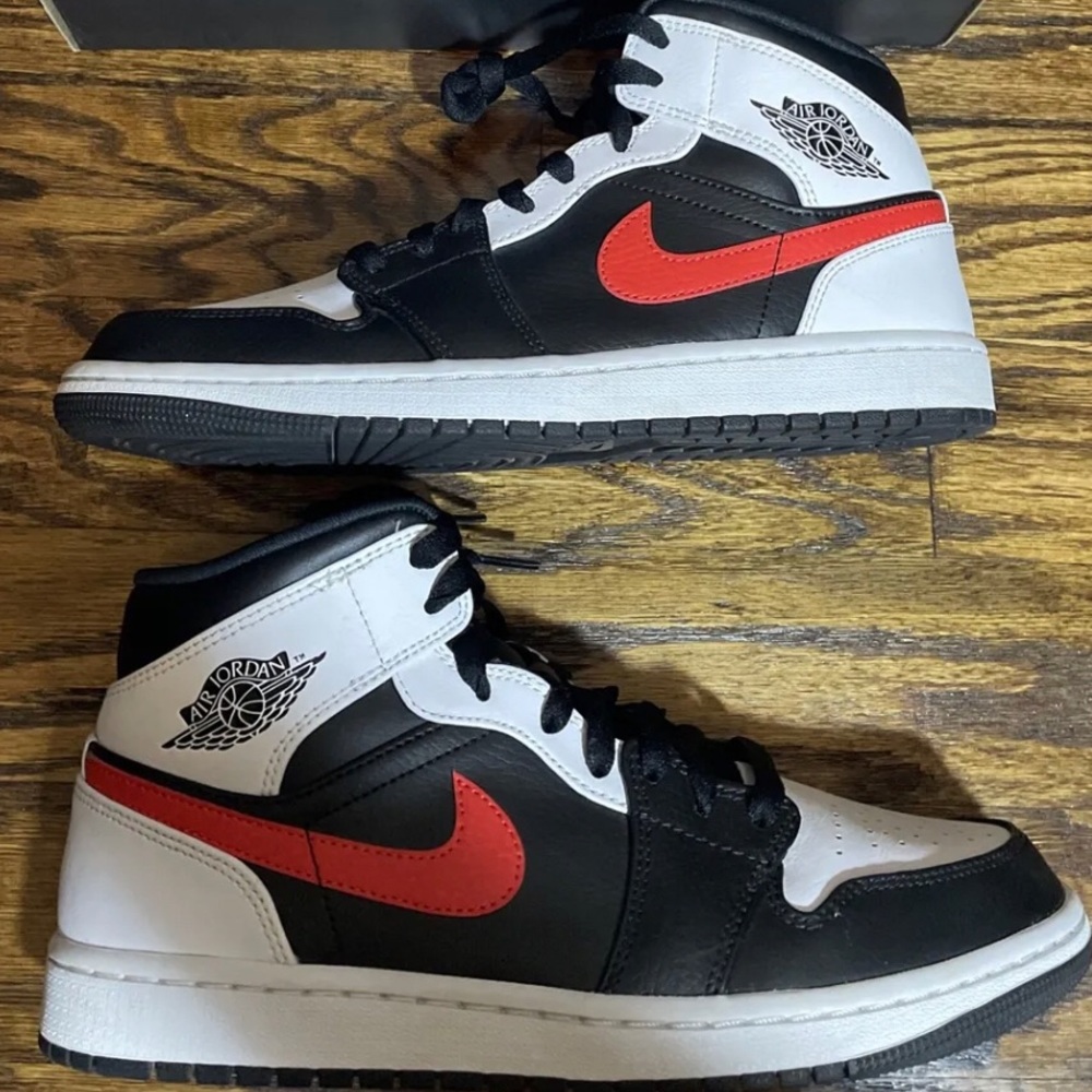 Air Jordan One Mid, “Chili Red”  retail is $190. Great condition!